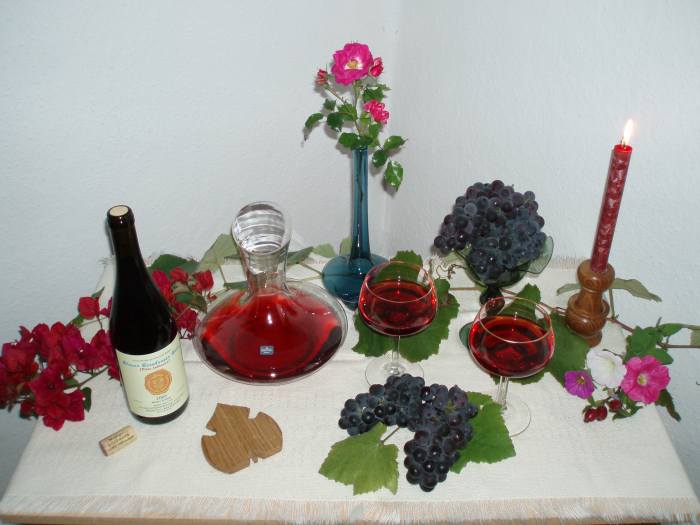 Blauer Bernburger Wein Jahrgang 2006